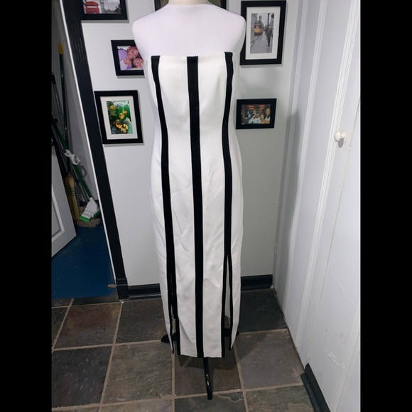 New Diane Van Furstenberg Strapless Midi Dress - Picture 4 of 8